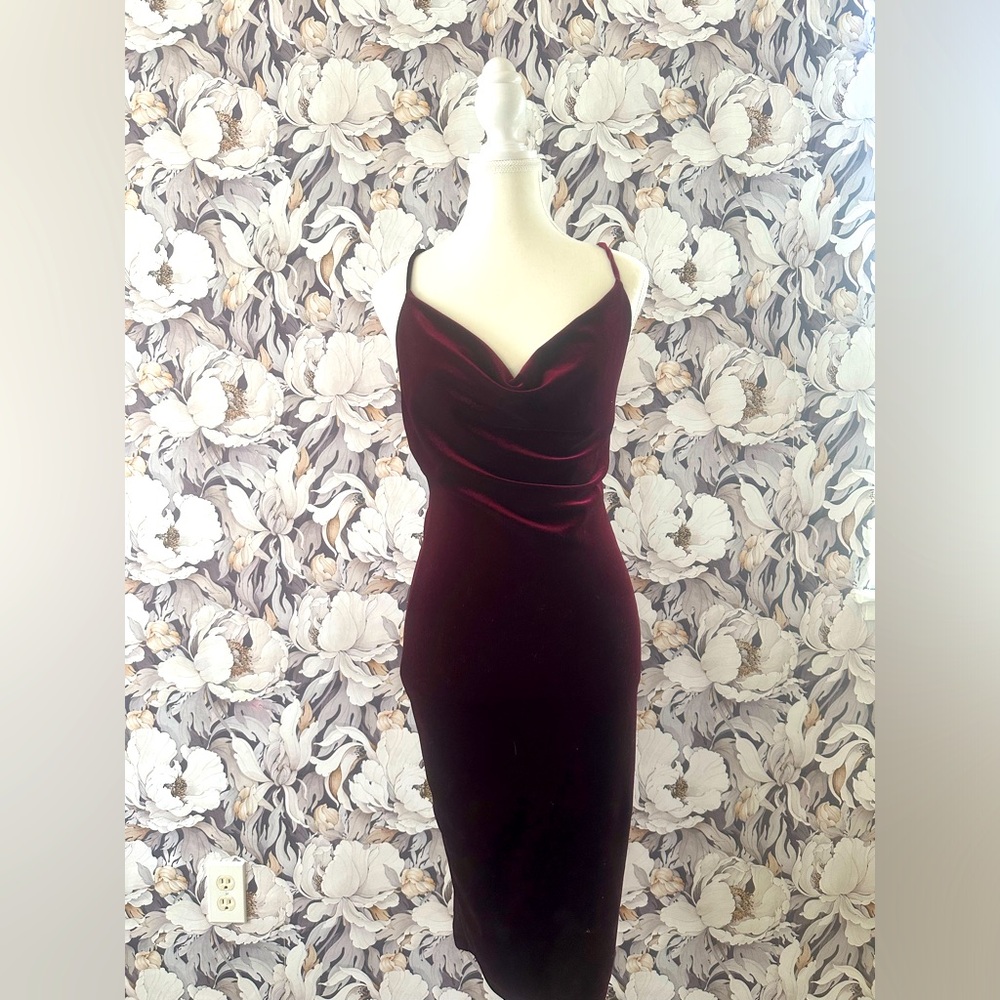 Sexy Red Velvet Dress